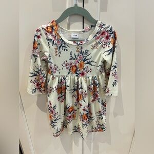 Floral Kids dress 2t